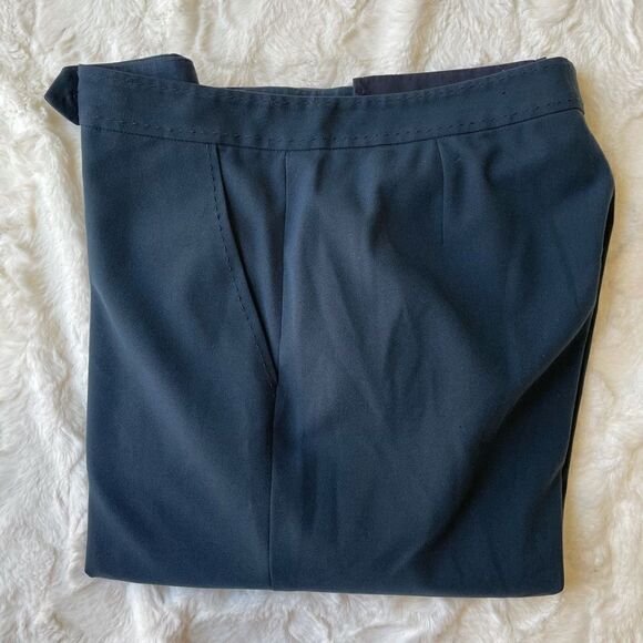 Armani Exchange Blue Hi-Rise Trouser - Women’s 4 - Picture 9 of 9